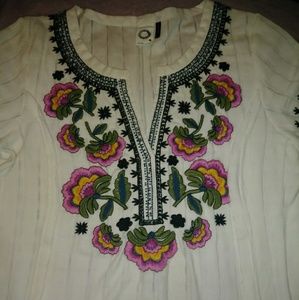 Akemi Kim Embroidered Top/Anthropologie